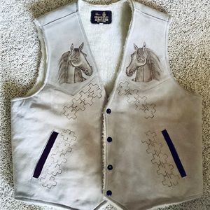 Vintage Piel Suede Vest